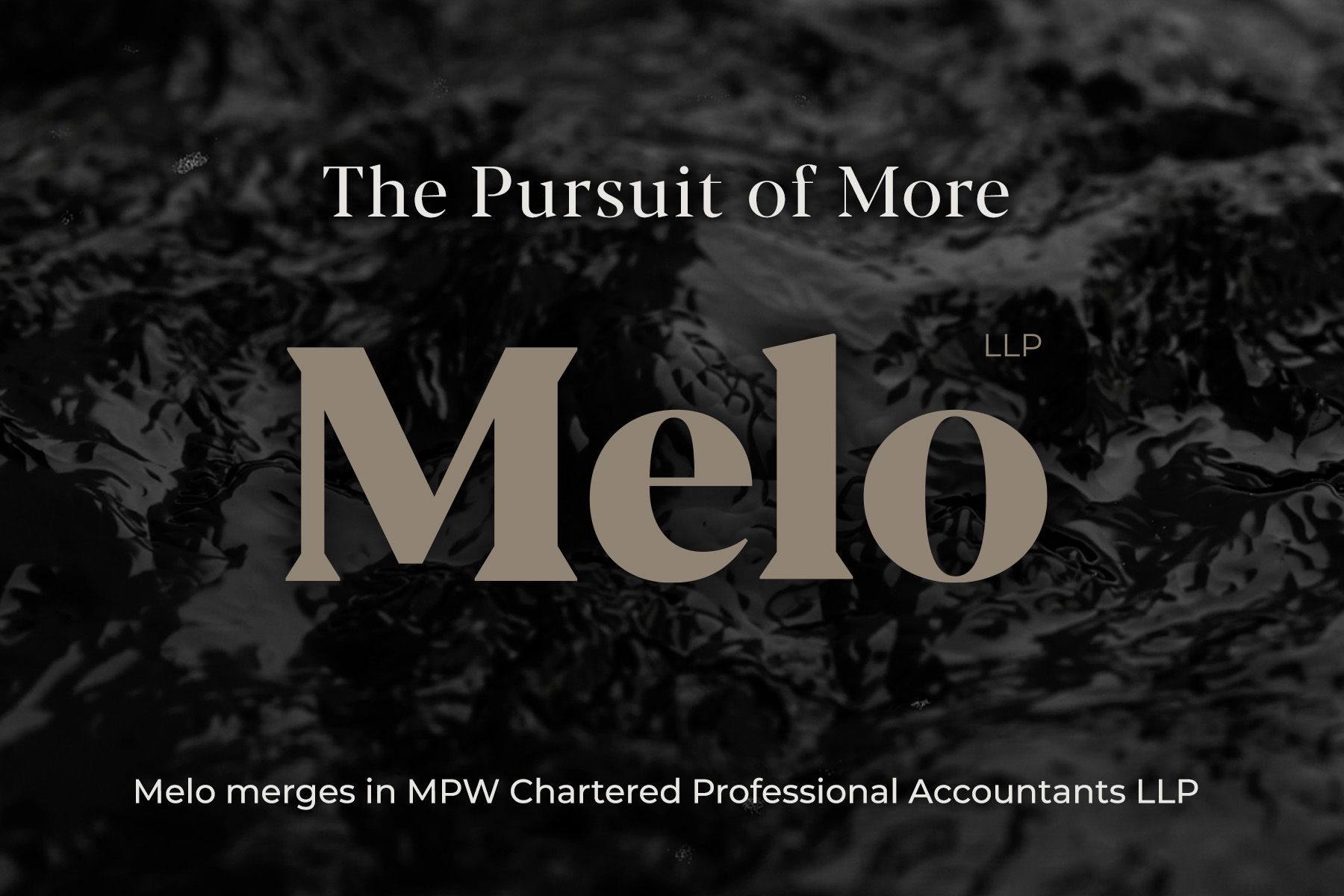Melo merger announcement